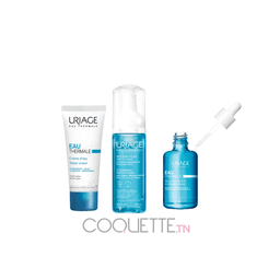 Uriage PACK EAU THERMAL SERUM BOOSTER H.A + MOUSSE NETTOYANTE 150ML + CREME D'EAU