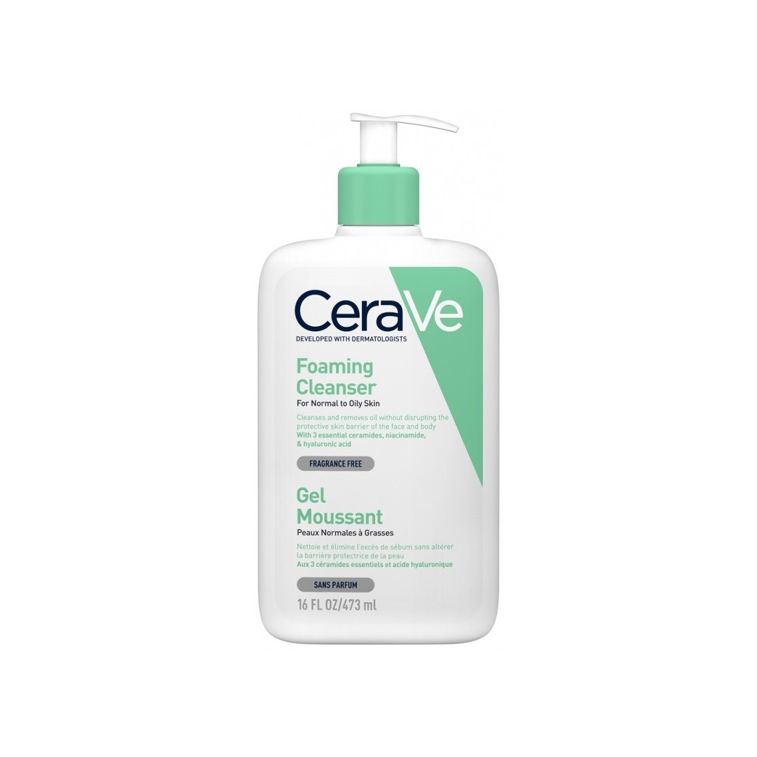 CeraVe GEL MOUSSANT PEAUX NORMALES A GRASSES