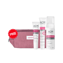 ACM DEPIWHITE MOUSSE NETTOYANTE + ACTIVE GEL + GEL CONTOUR DES YEUX + (TROUSSE