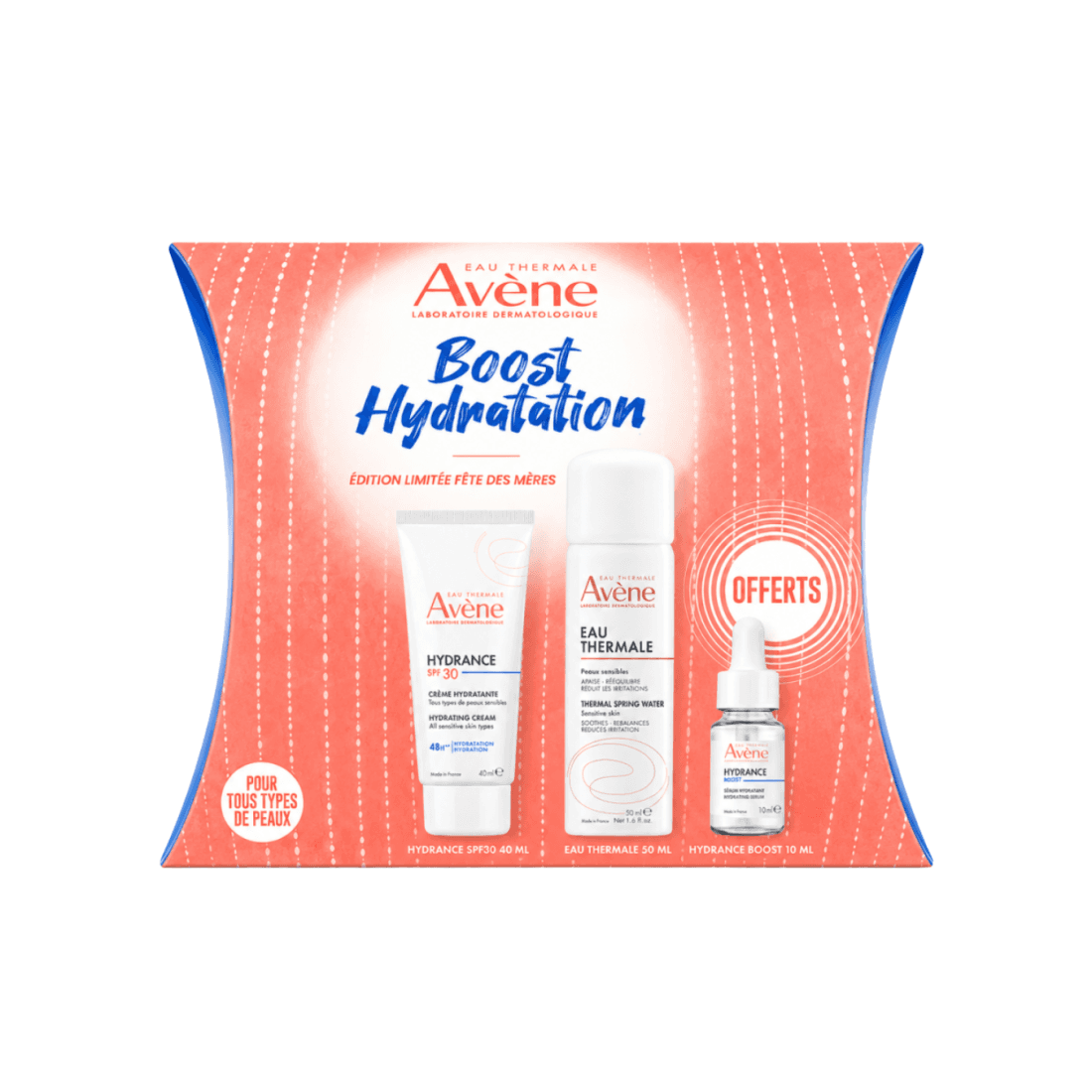 Avene COFFRET BOOST HYDRATATION TOUS TYPES DE PEAUX