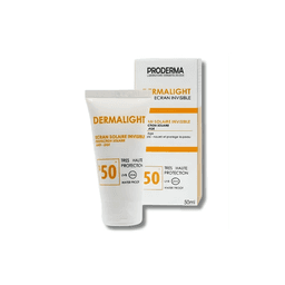PRODERMA DERMALIGHT ECRAN SOLAIRE ANTI AGE INVISIBLE SPF 50+
