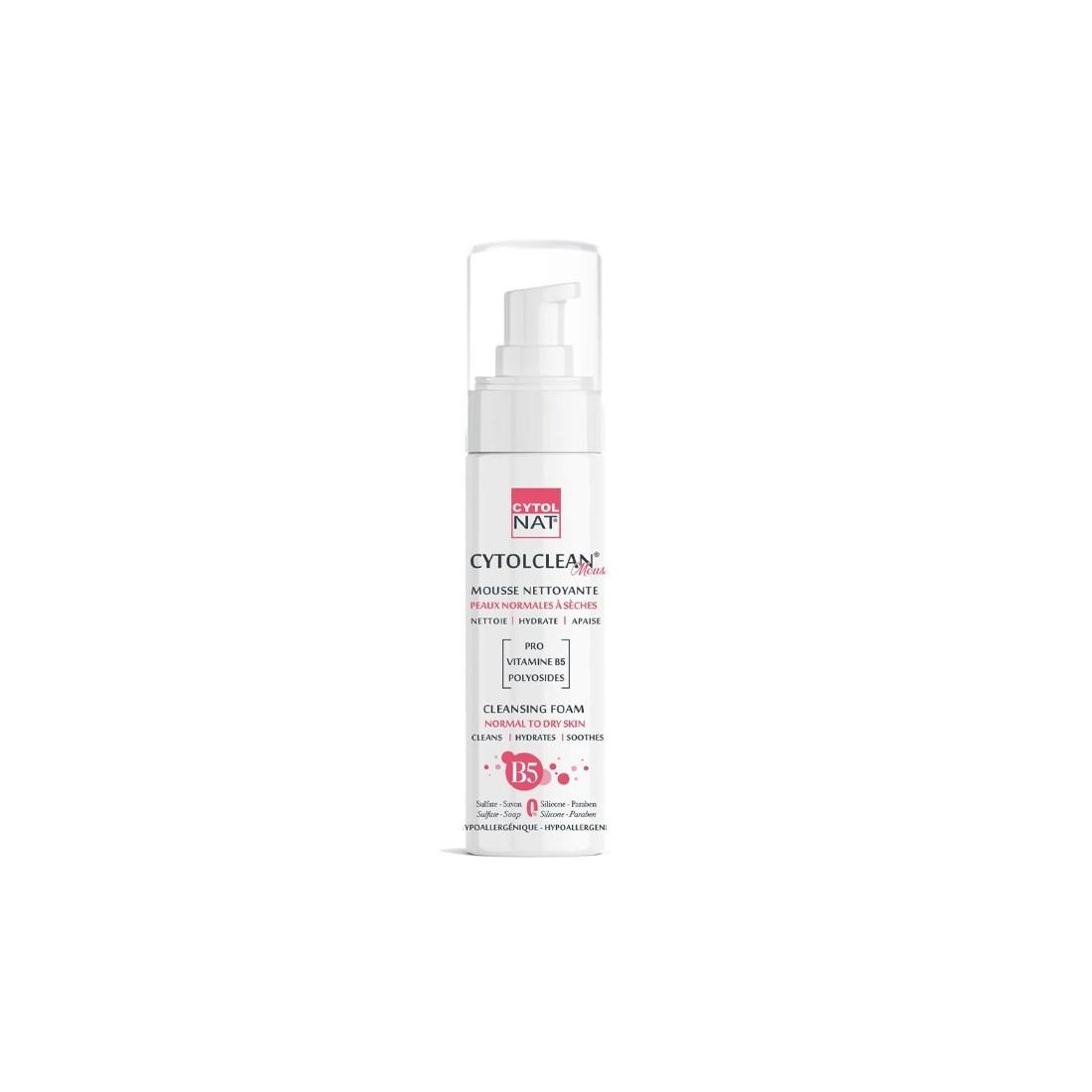 CYTOLNAT CYTOLCLEAN MOUSSE PEAUX NORMALES A SECHES