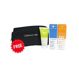 DERMACARE PACK HYDRATANTE LÉGÈRE + ÉCRAN TEINTÉ MATIFIANT 1.5 + GEL NETTOYANT +