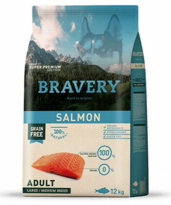 BRAVERY CHIEN ADULT SAUMON 12KG
