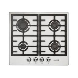ELLETI Plaque 35220DN 4 FEUX 60 CM INOX