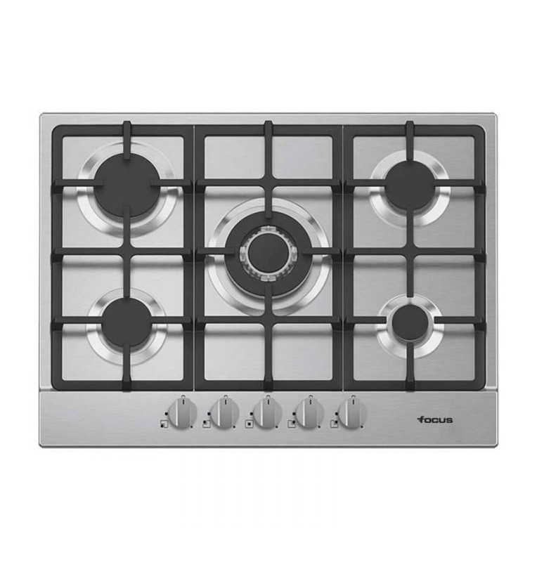 Focus de Cuisson Encastrable F478X 5 Feux 70cm Inox
