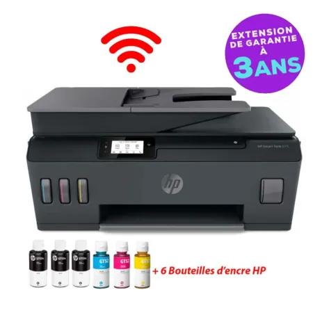 HP Imprimante Smart Tank 615 : Jet d’encre 4-en-1 à réservoir intégré