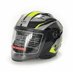 Moto Casque Jet IBK Fluo