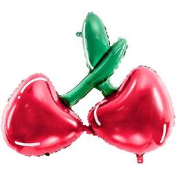 BALLON FOIL CERISES 88X73CM