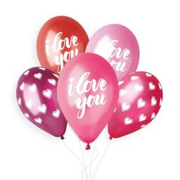 BALLONS I LOVE YOU COEUR