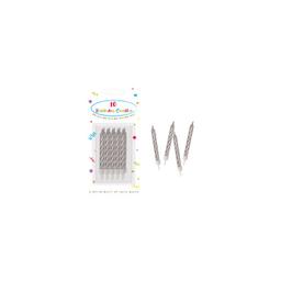 BOUGIES SPIRAL ARGENT 89174