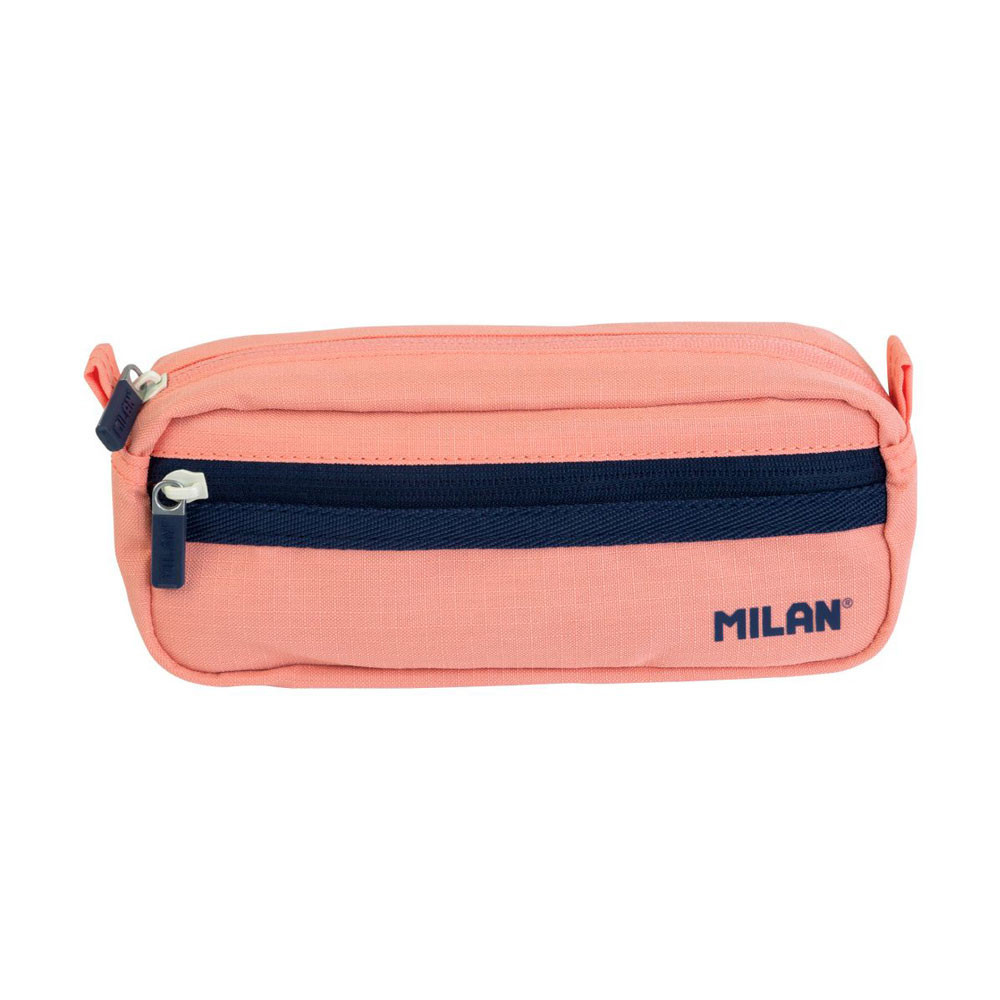Trousse rectangulaire à 2 zips MILAN Collection 430