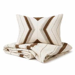 jeté Coussin “Chevrons de Terre”