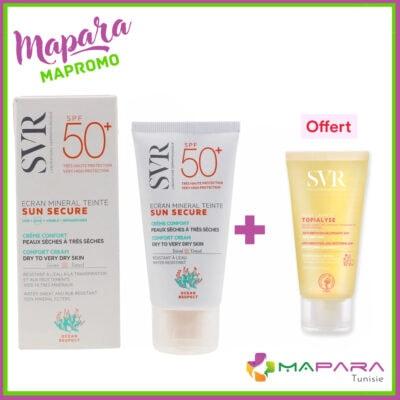 SVR Sun Secure Écran Minéral Teinté SPF50+ Peaux Sèches à Très Sèches