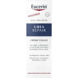 Eucerin Urea Repair Crème Visage 5% Urée Peau Sèche