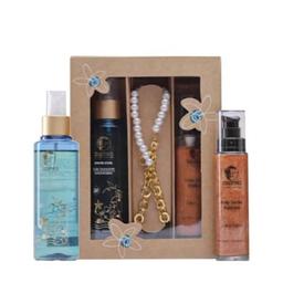 ALANIA Coffert Huile Seche Pailletee + Bain De Soleil -huile Bronzante Neroli + Colier