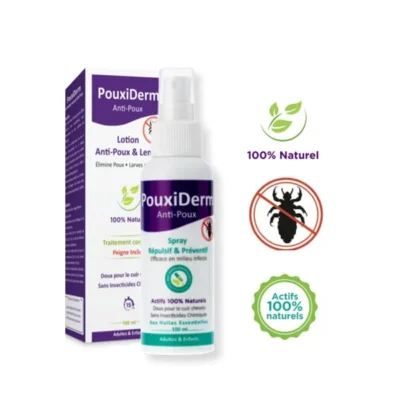Pouxiderm Spray Repulsif Preventif Anti-Poux