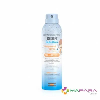ISDIN Spray Transparent SPF50 Fotoprotector Pediatrics Wet Skin