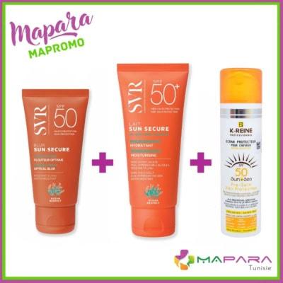 SVR KREINE Protection Solaire Visage Cheveux Corps Pack 2