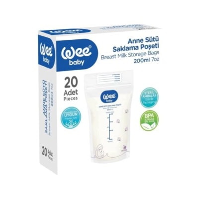 Wee sac de stockage du lait maternel