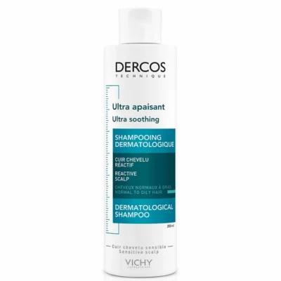 Vichy Dercos Shampoing Dermatologique Ultra Apaisant Cheveux Normaux à Gras