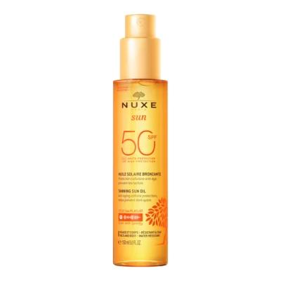 Nuxe Sun Huile Solaire Bronzante SPF50