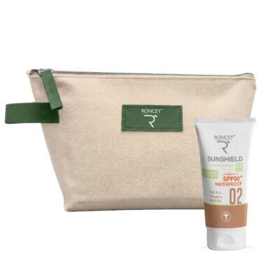 Roncey Ecran Sunshield Waterproof Peau Grasse SPF50+ Teinte 02