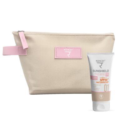Roncey Ecran Sunshield Waterproof SPF50+ Teinte 01 Peau Sèche