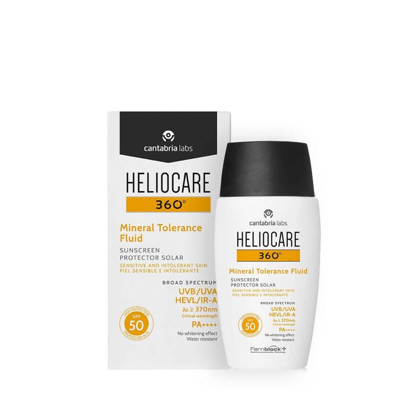 Heliocare 360° Mineral Tolerance Fluid Ecran Minéral Fluide Spf50