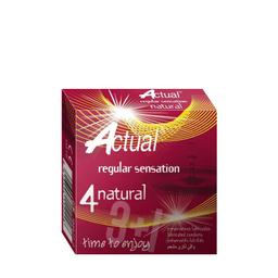 Actual Natural Préservatifs En Latex 4 Unités