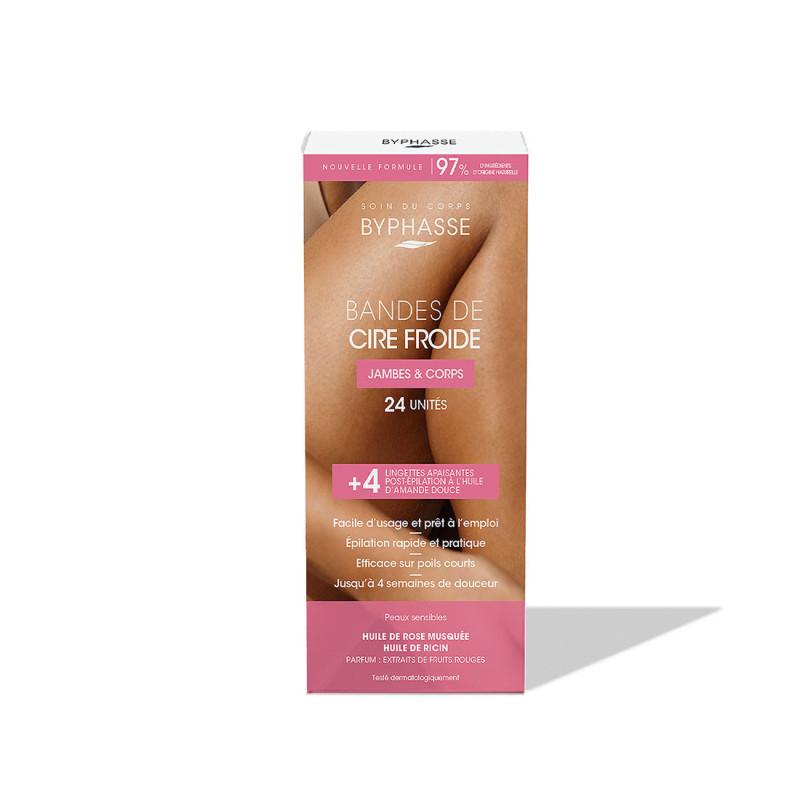 Byphasse Bandes De Cire Froide Jambes Corps 24U