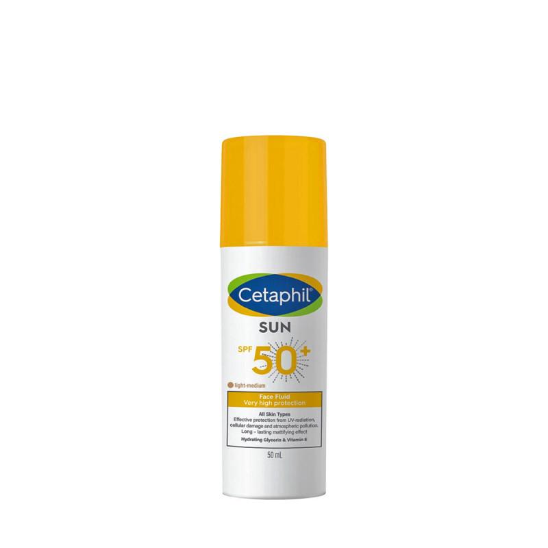 Cetaphil Sun Face Fluid Ecran Solaire Teinté Spf50+