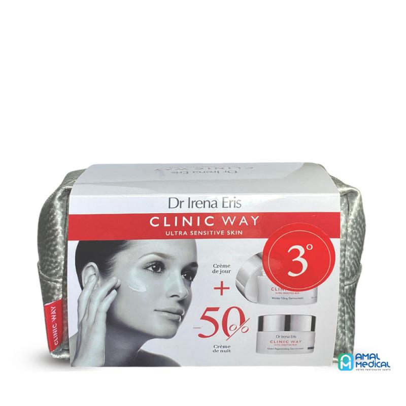 Clinic Way Trousse 3 De Jour SPF20 + De Nuit 50ml