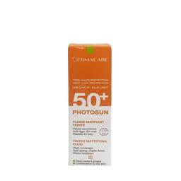 Dermacare Photosun Ecran Solaire Fluide Matifiant Teinté Spf 50+ Réf 1.5