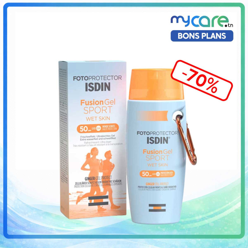 ISDIN Fusion Gel Sport Spf50+ Gel Protecteur Pour Les Sportifs