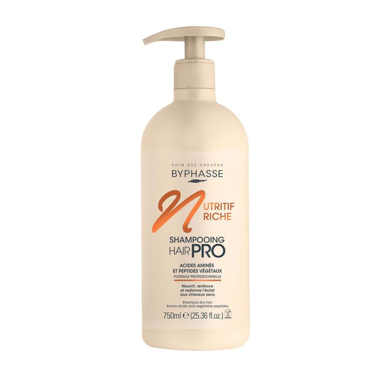 Byphasse Shampoing Hair Pro Nutritive Riche Cheveux Secs