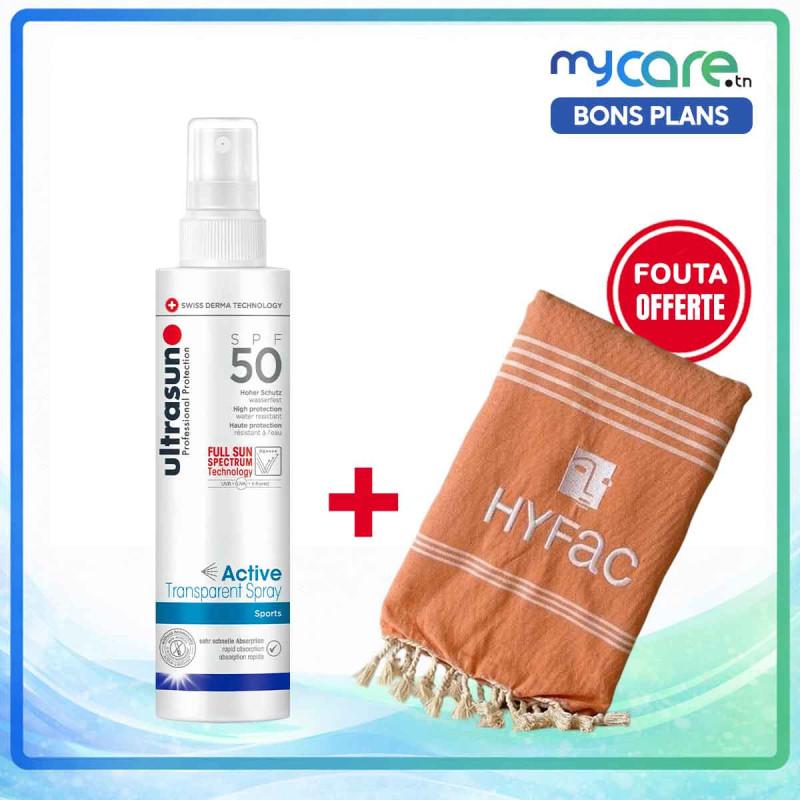 Ultrasun Spray Active Transparent Sports Spf50 + + Fouta