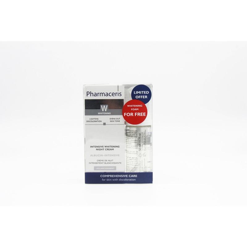 Phramaceris Anti Taches De Nuit Albucin Intensive + Mousse Éclaircissante 50ml