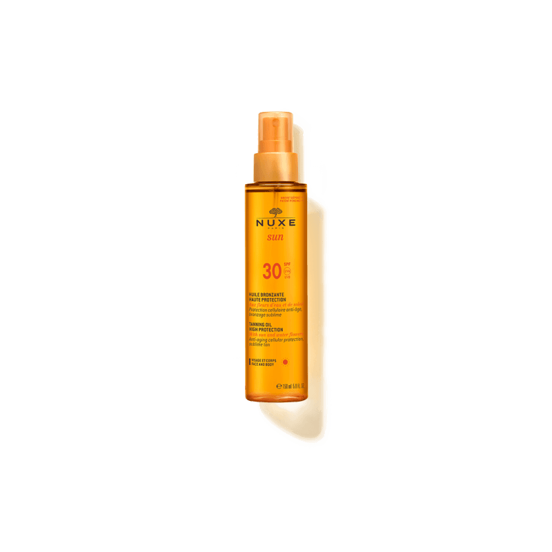 Nuxe Sun Huile Bronzante Visage Corps Spf30