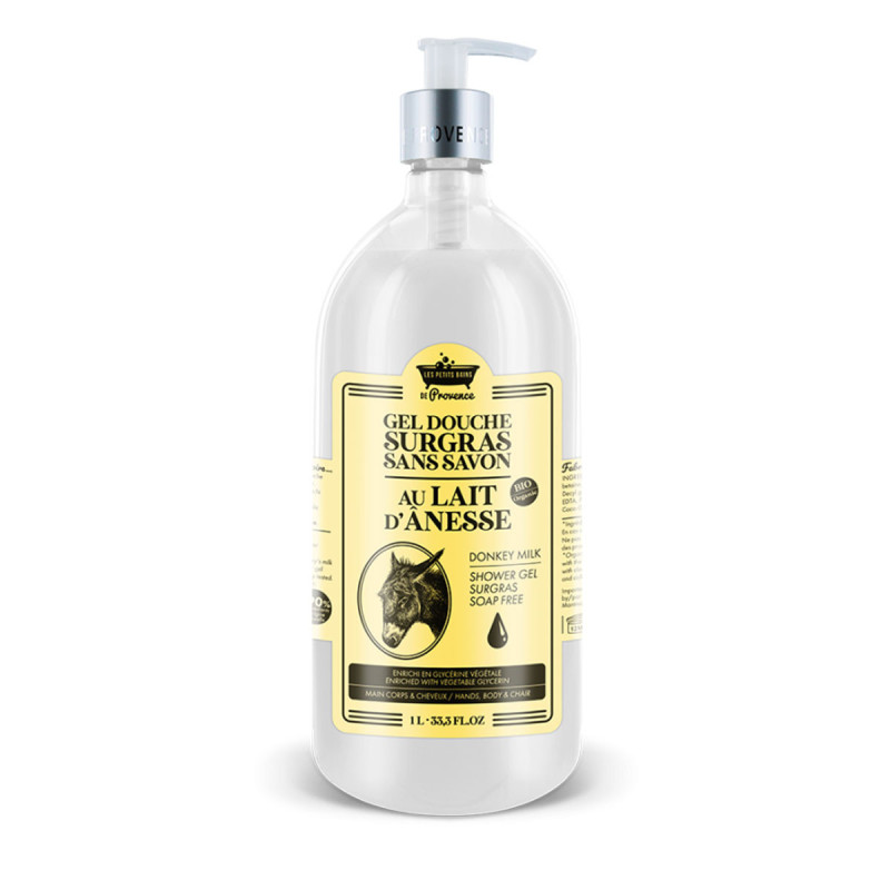 Douche Au Lait D'ânesse Les Petits Bains De Provence 1litre