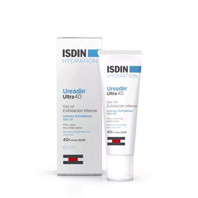 ISDIN Ureadin Hydratation Gel Huile Exfoliation Intense Peau & Ongles Épaissis Urée 40%