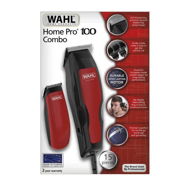 WAHL Tendeuse À Cheveux + Tendeuse De Précision Home Pro 100 Combo