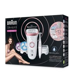 Braun Silk-Épil 9-980 SkinSpa SensoSmart Épilateur Électrique + 13 Accessoires