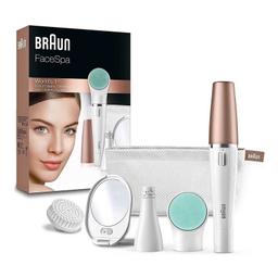 Braun FaceSpa 851V Épilateur Visage & Brosse Nettoyante 3-En-1