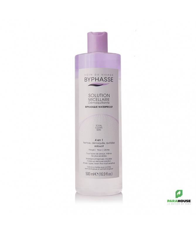 BYPHASSE SOLUTION MICELLAIRE DEMAQUILLANTE 4 EN