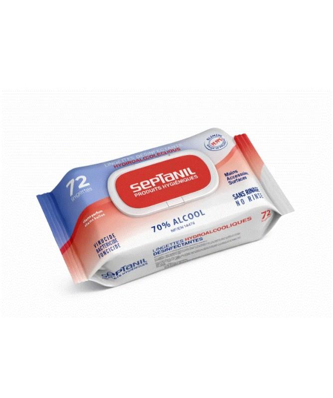 SEPTANIL LINGETTES DESINFECTANTES SOLUTION