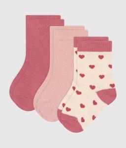 chaussettes EN COTON CŒURS BÉBÉ