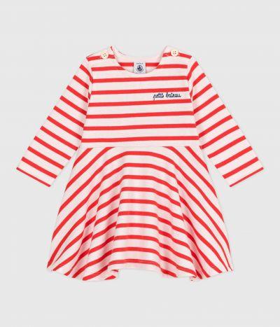 marinière BÉBÉ EN COTON ÉPAIS MANCHES LONGUES