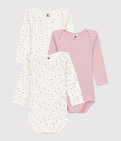 bodies MANCHES LONGUES EN COTON IMPRIMÉ FLEURI BÉBÉ