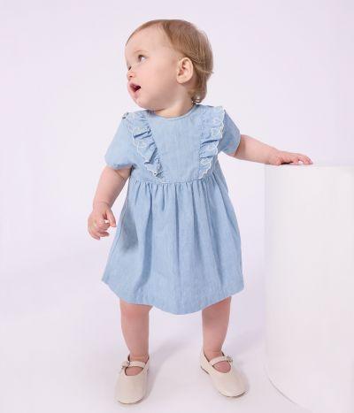 chambray BRODÉE DE CŒURS
